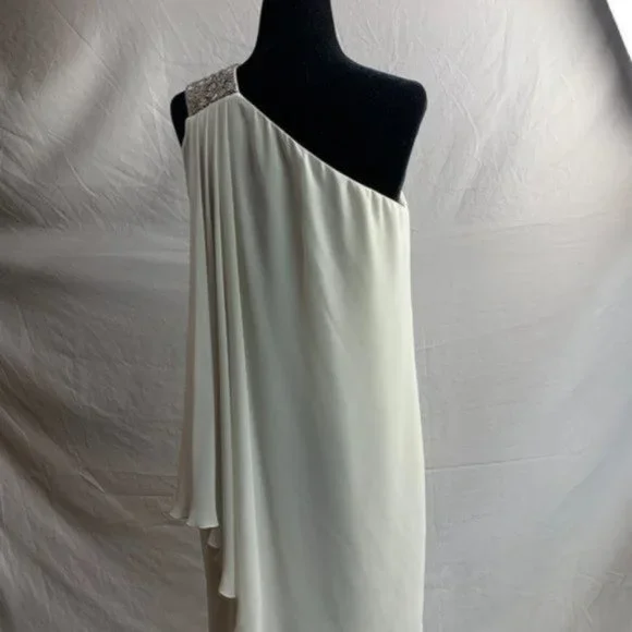 Calvin Klein One Shoulder Evening Dress - Picture 4 of 6